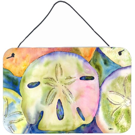 Carolines Treasures Sand Dollar Indoor Aluminium Metal Wall Or Door Hanging Prints 8545DS812
